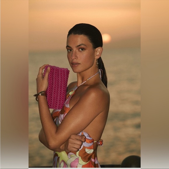 Anthropologie beaded Crochet Clutch - Picture 8 of 16